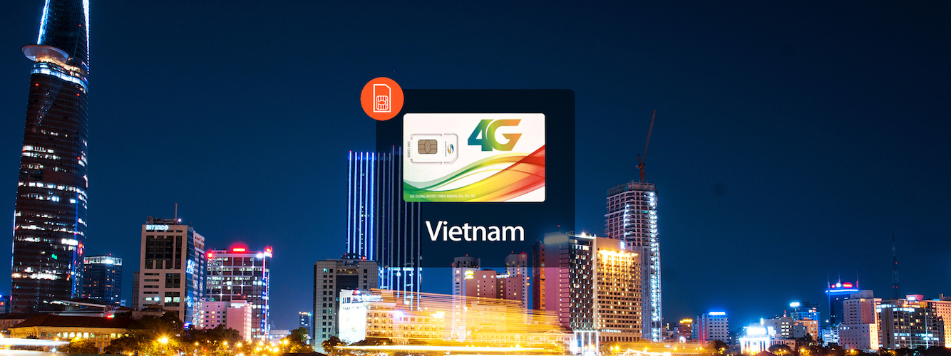 越南4G上網卡（新山一國際機場（SGN）領取）