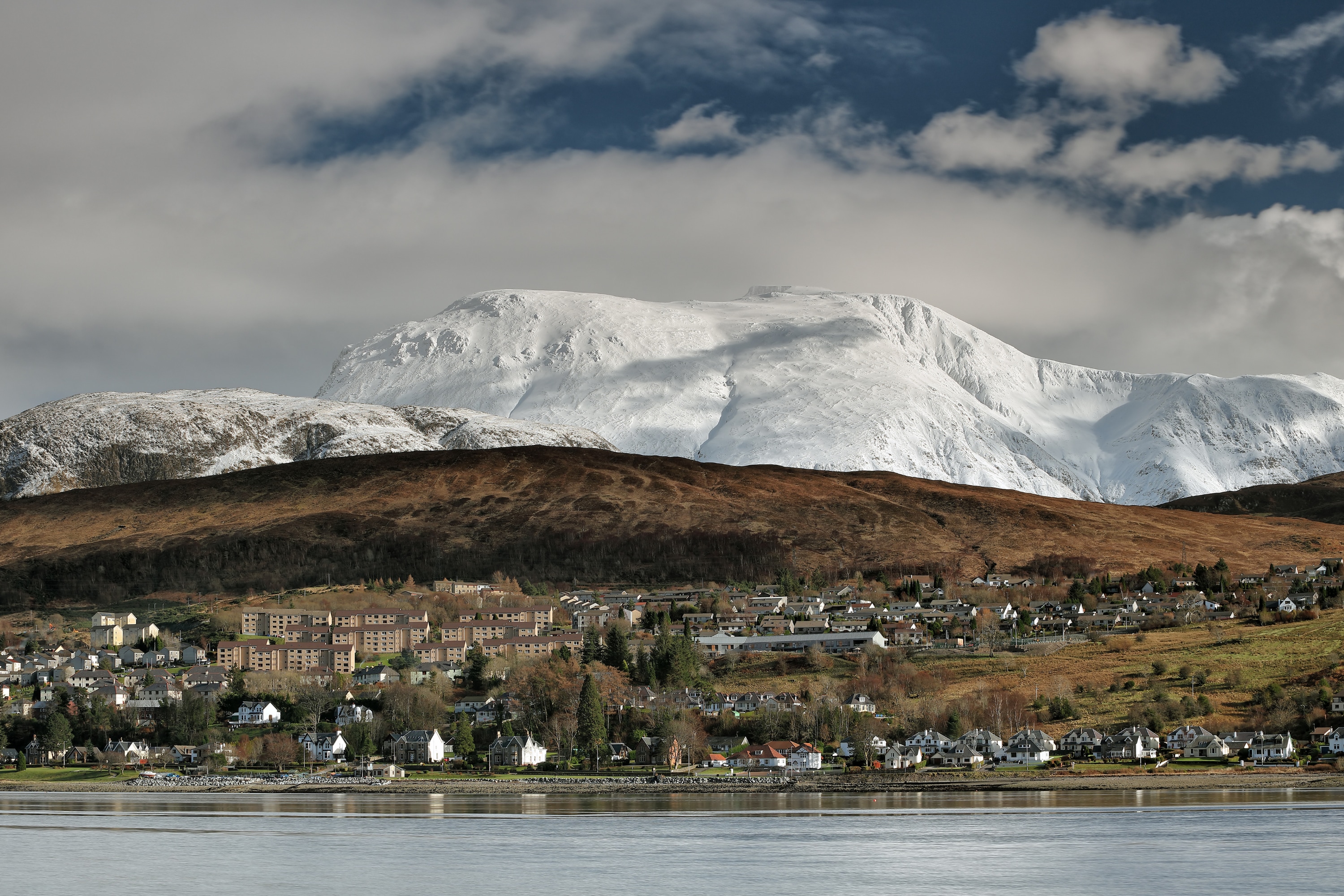 Fort William and Ben Nevis in Winter