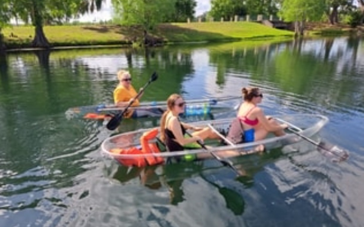 Orlando Guided Clear Kayak or Paddleboard Tour