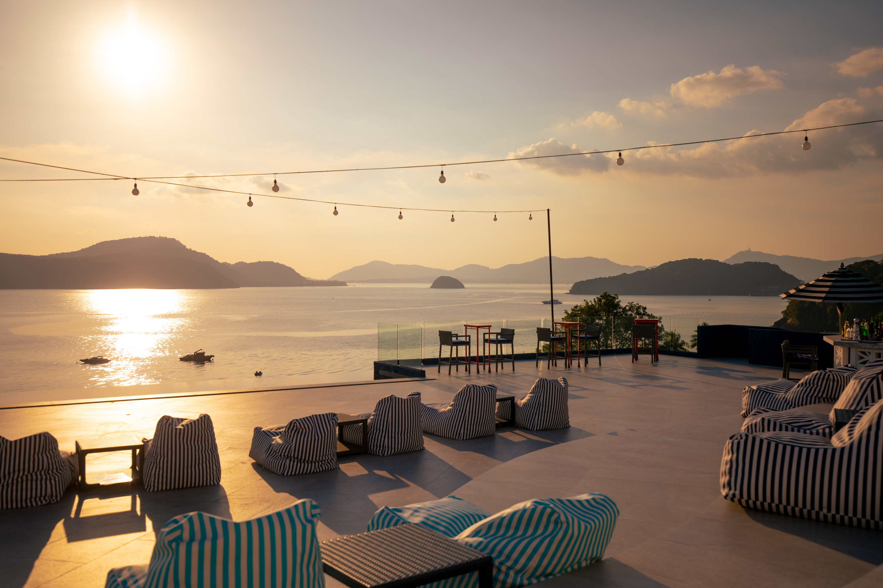 Tu Bar Rooftop at Sri Panwa Phuket with Luxury Sunset Views