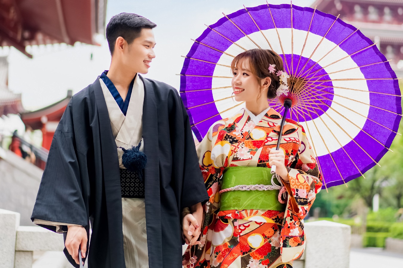 Kimono Photoshoot Experience in Tokyo Asakusa by HANAYAKA