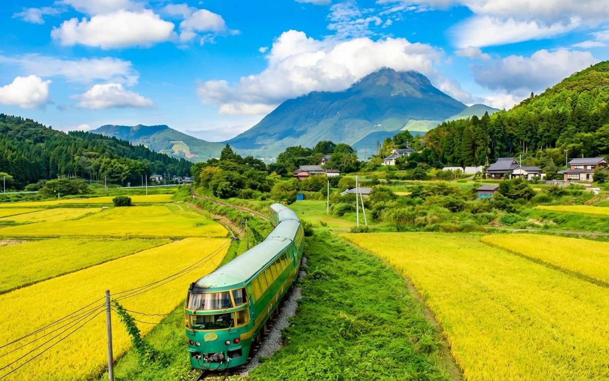 Kyushu Yufuin Forest Secret Route One-Day Deep Tour - Beppu Sea Hell & Yufuin Forest Train Experience & Dazaifu Tenmangu Shrine (Departure from Fukuoka)