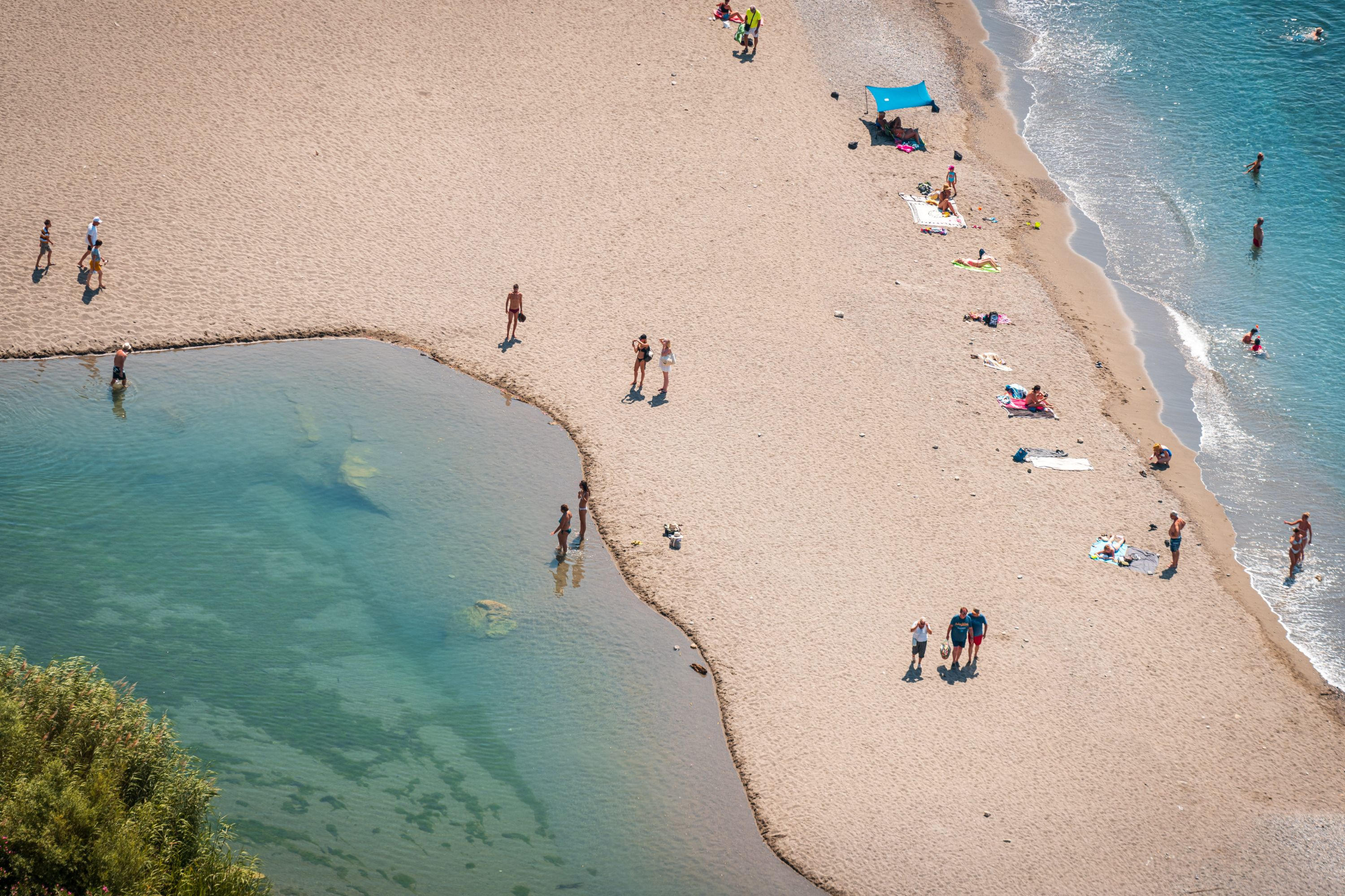 Kourtaliotiko, Damnoni Beach &amp; Preveli Beach tour from Rethymno