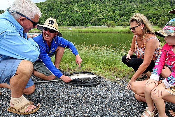 凱恩斯魚塭釣魚體驗