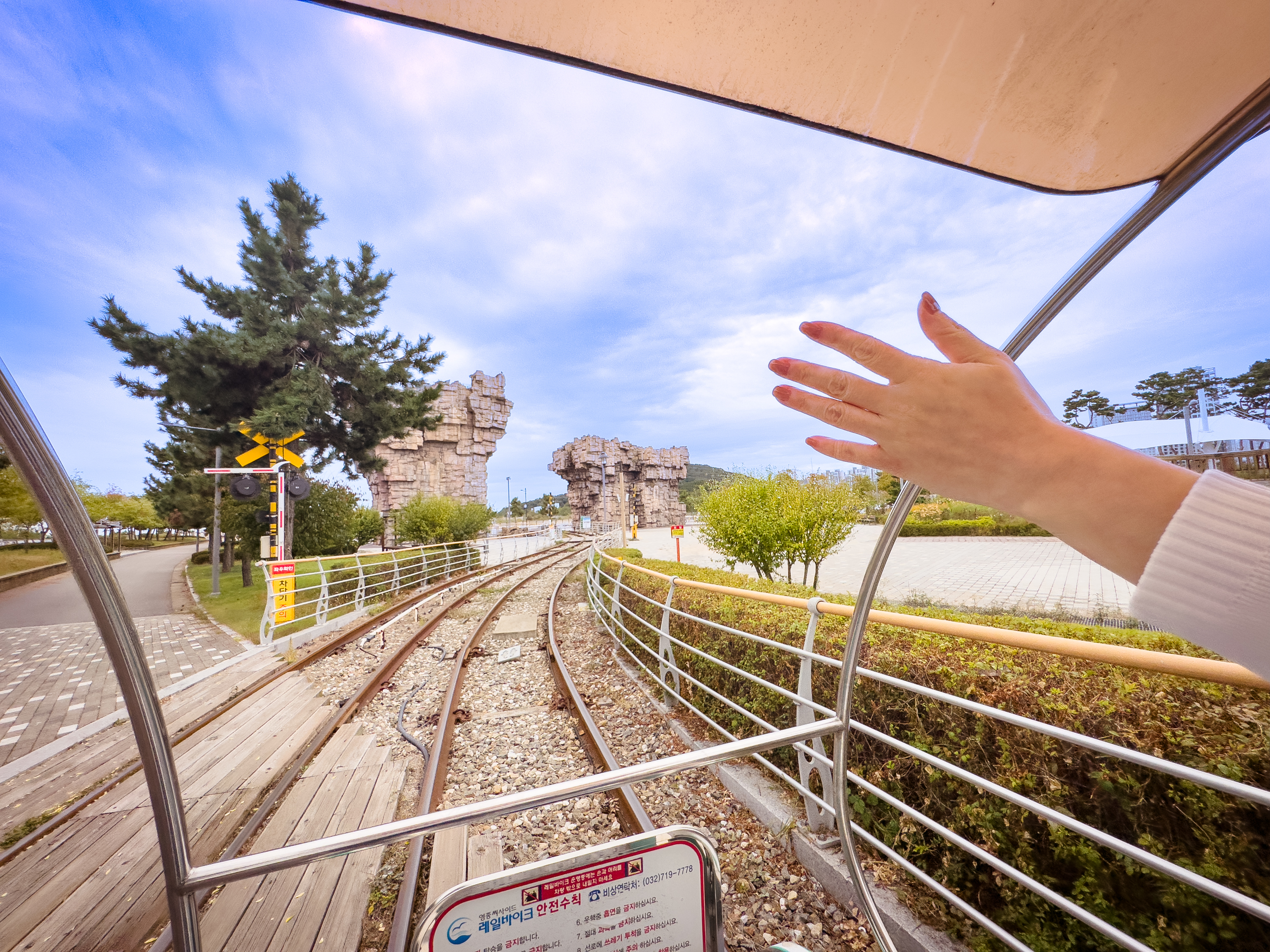 仁川永宗島海邊鐵路自行車