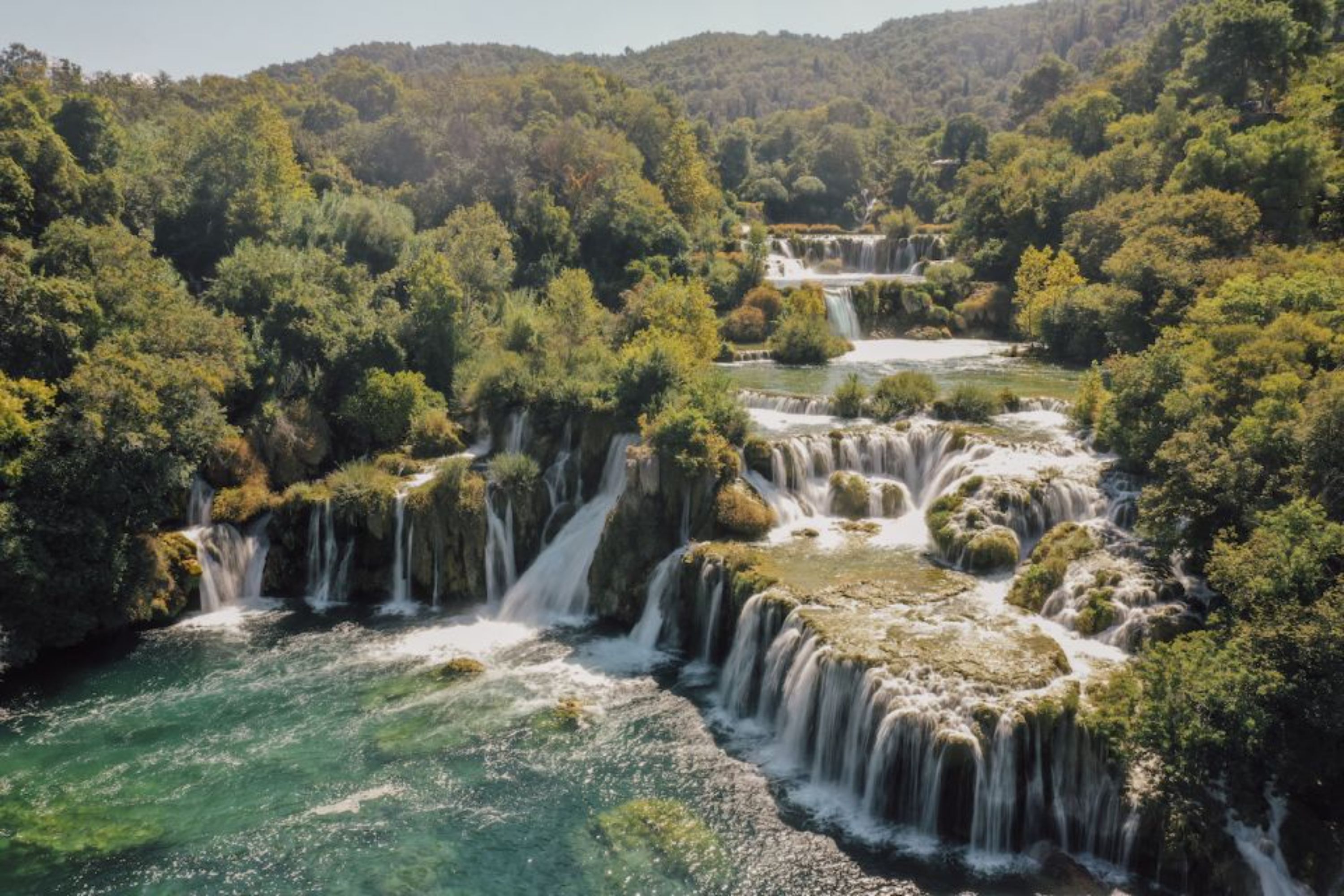 Krka Waterfalls Tour with Boat Cruise & Swimming from Split