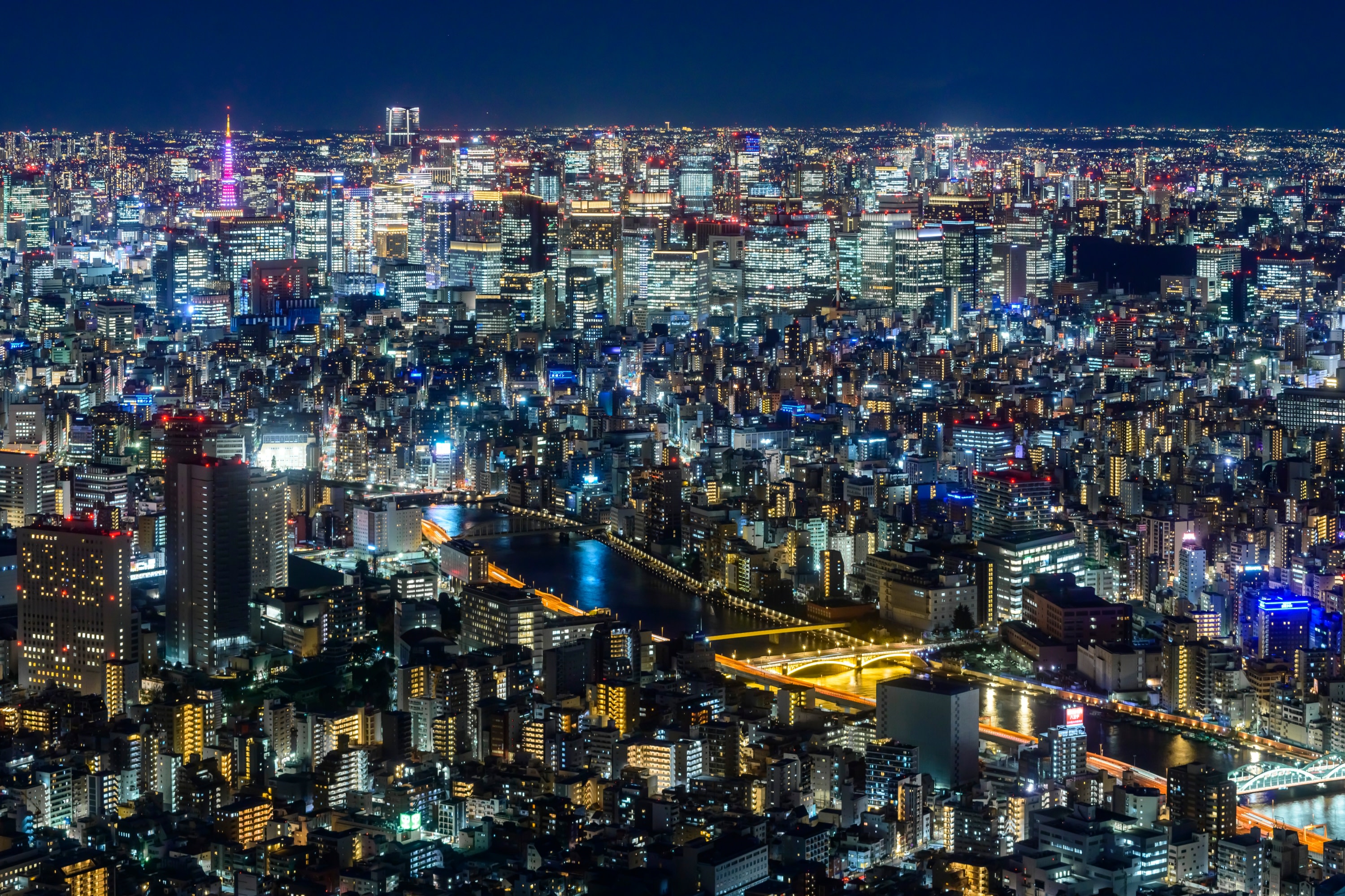沉醉於全景夜色 沉醉於全景夜色