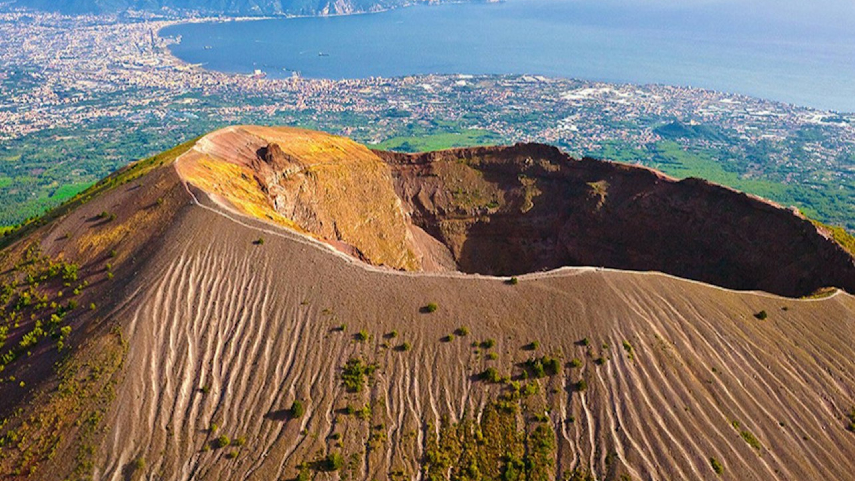 Mount Vesuvius ticket with guidebook in Campania