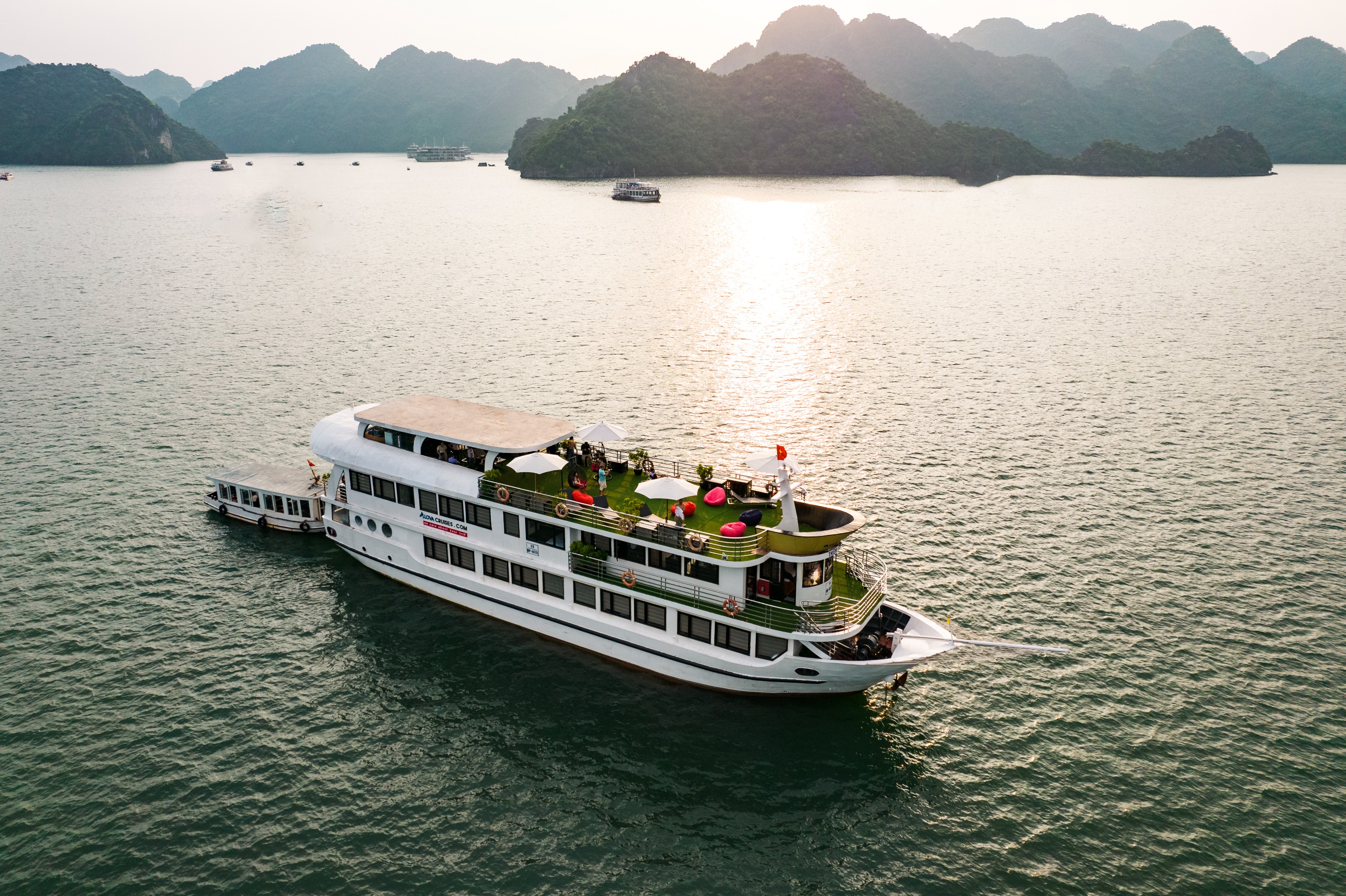 【新路線】 越南蘭哈灣2天1夜觀光遊船之旅（Alova Cruise Boutique提供）