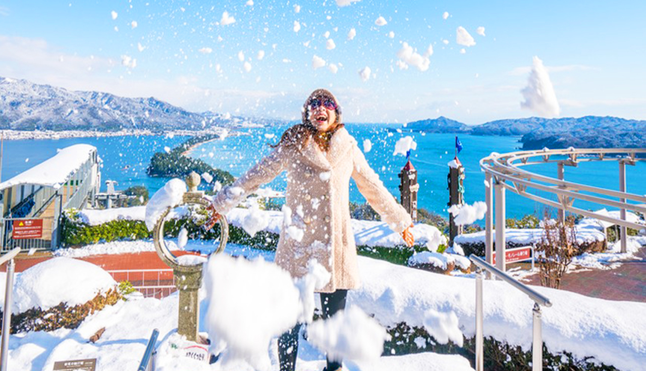 Kyoto by the Sea & Amanohashidate Observation Deck & Chion-ji Temple & Monju-do Hall & Ine Funaya