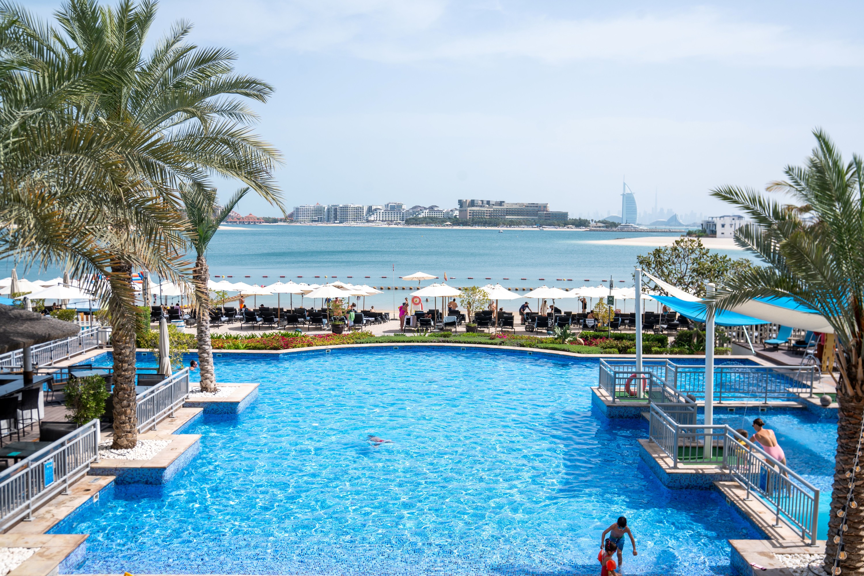 Riva beach club pool and beach day pass in Dubai