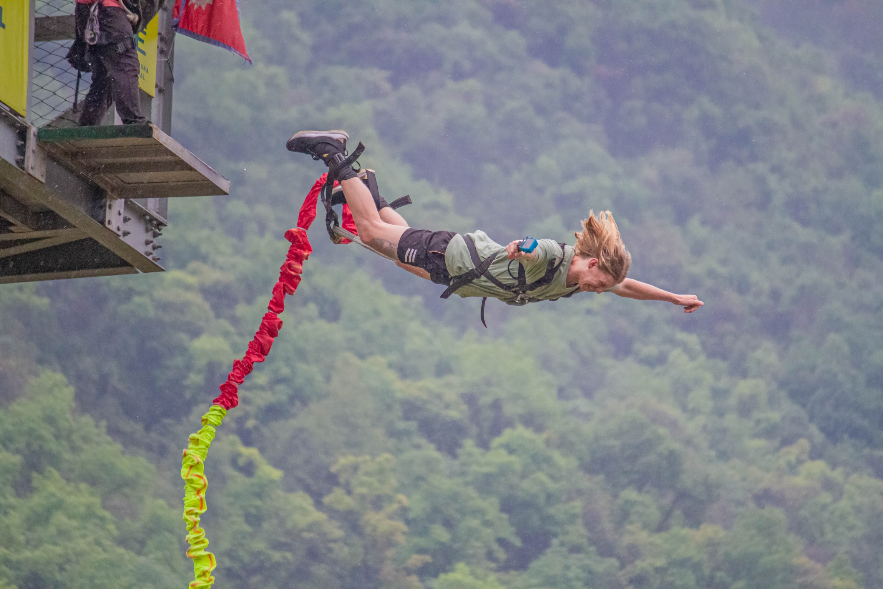 Tower Bungee Jumping in Pokhara 