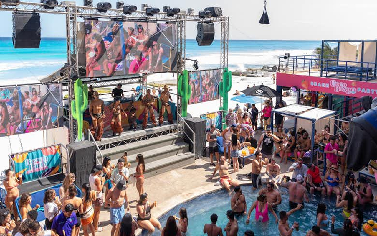 Experience the most unforgettable beach party show exclusively at Coco Bongo Cancun