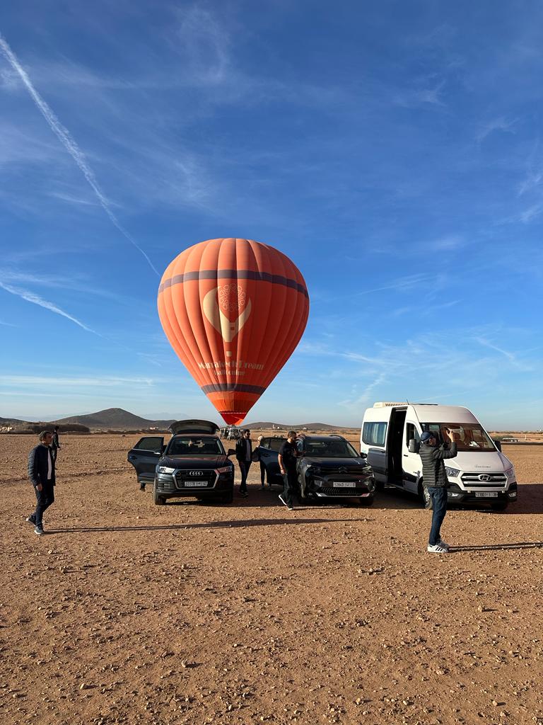 Hot Air Balloon Flight at Sunrise with Breakfast from Marrakech