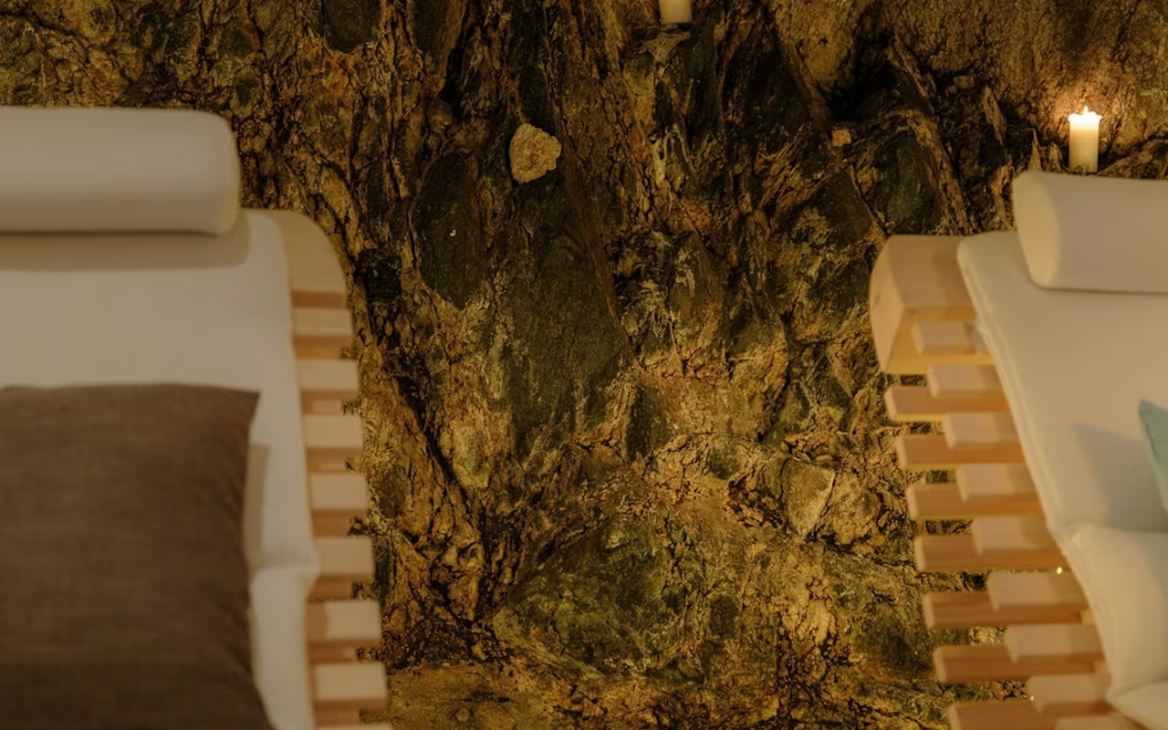 Experiencing pure tranquility amidst Zermatt's natural rock spa at Bella Vista