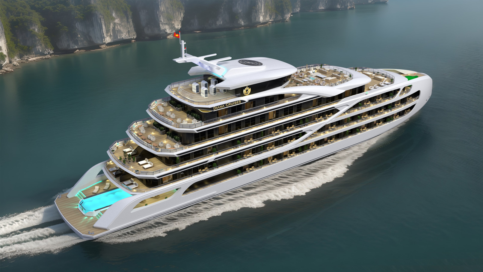 Diana Luxury 2D1N Cruise: Ha Long & Lan Ha Bay Luxury Journey