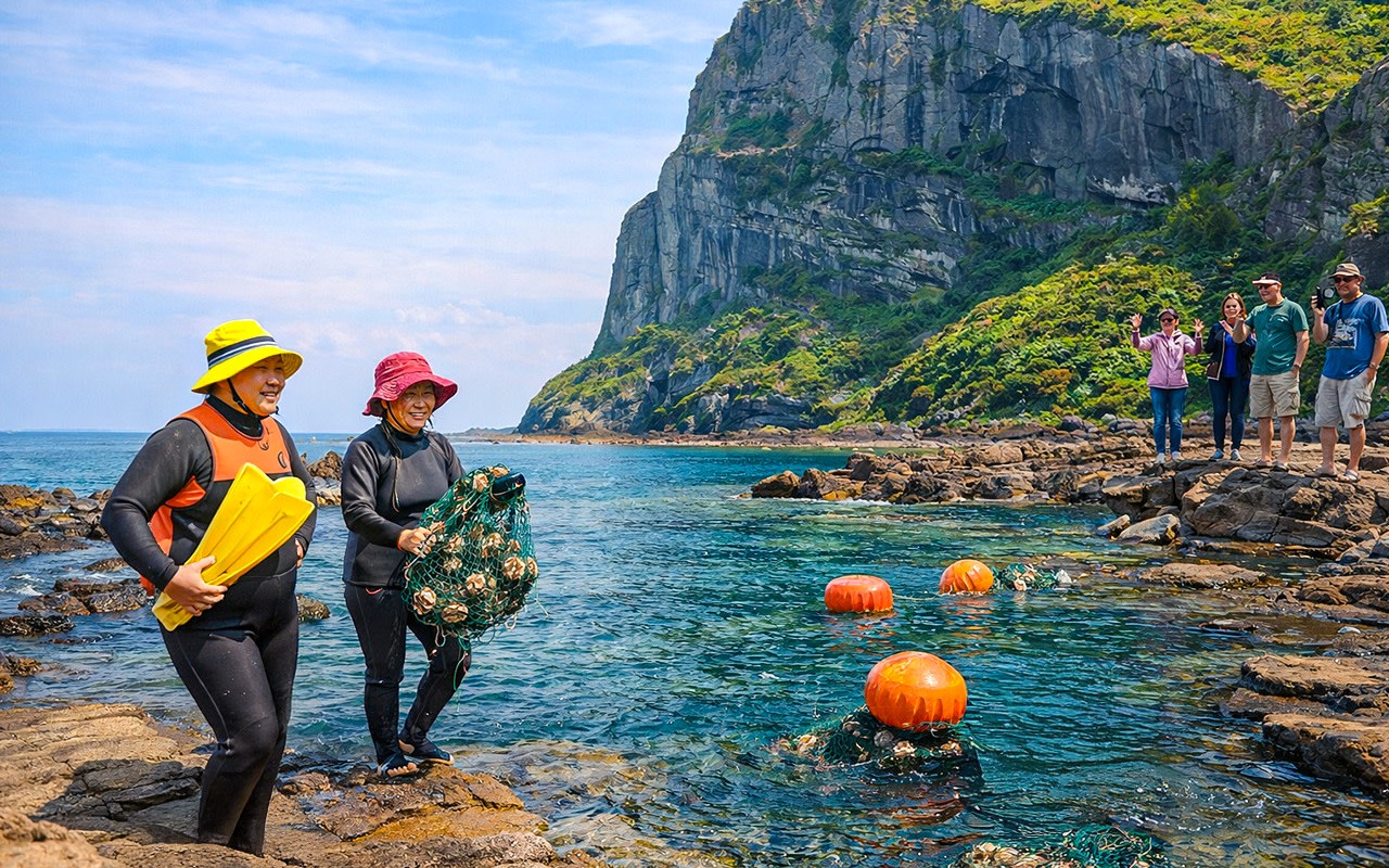 Jeju East Tour with Haenyeo Show, Cave & Coastal Highlights