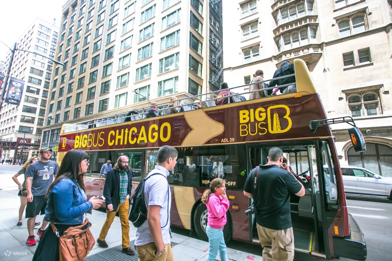 芝加哥Big Bus隨上隨下觀光巴士（敞篷）