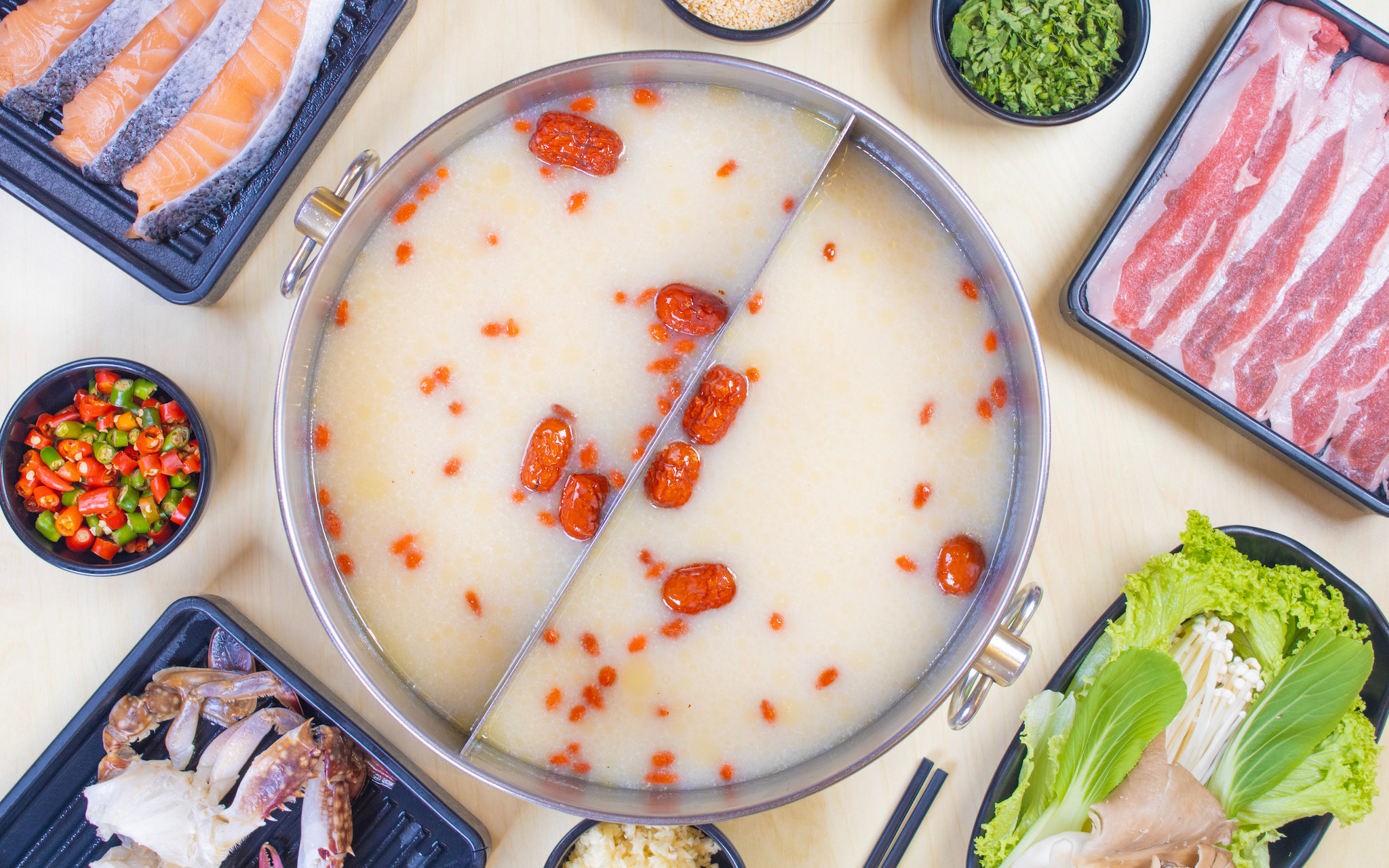 Suki Suki Halal Hotpot Buffet in Singapore 