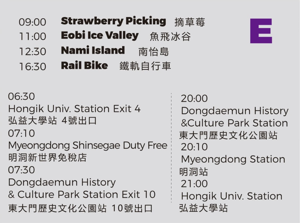 Cheongyang Ice Festival & Nami & Eobi Ice Valley & Strawberry Tour