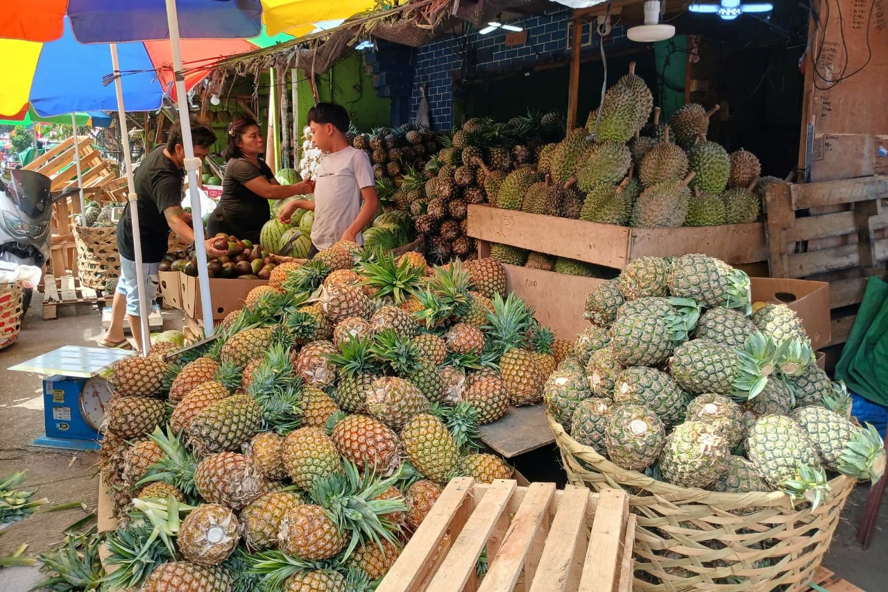 驚嘆於熱帶的豐饒，欣賞琳瑯滿目的鳳梨和奇異的榴槤。