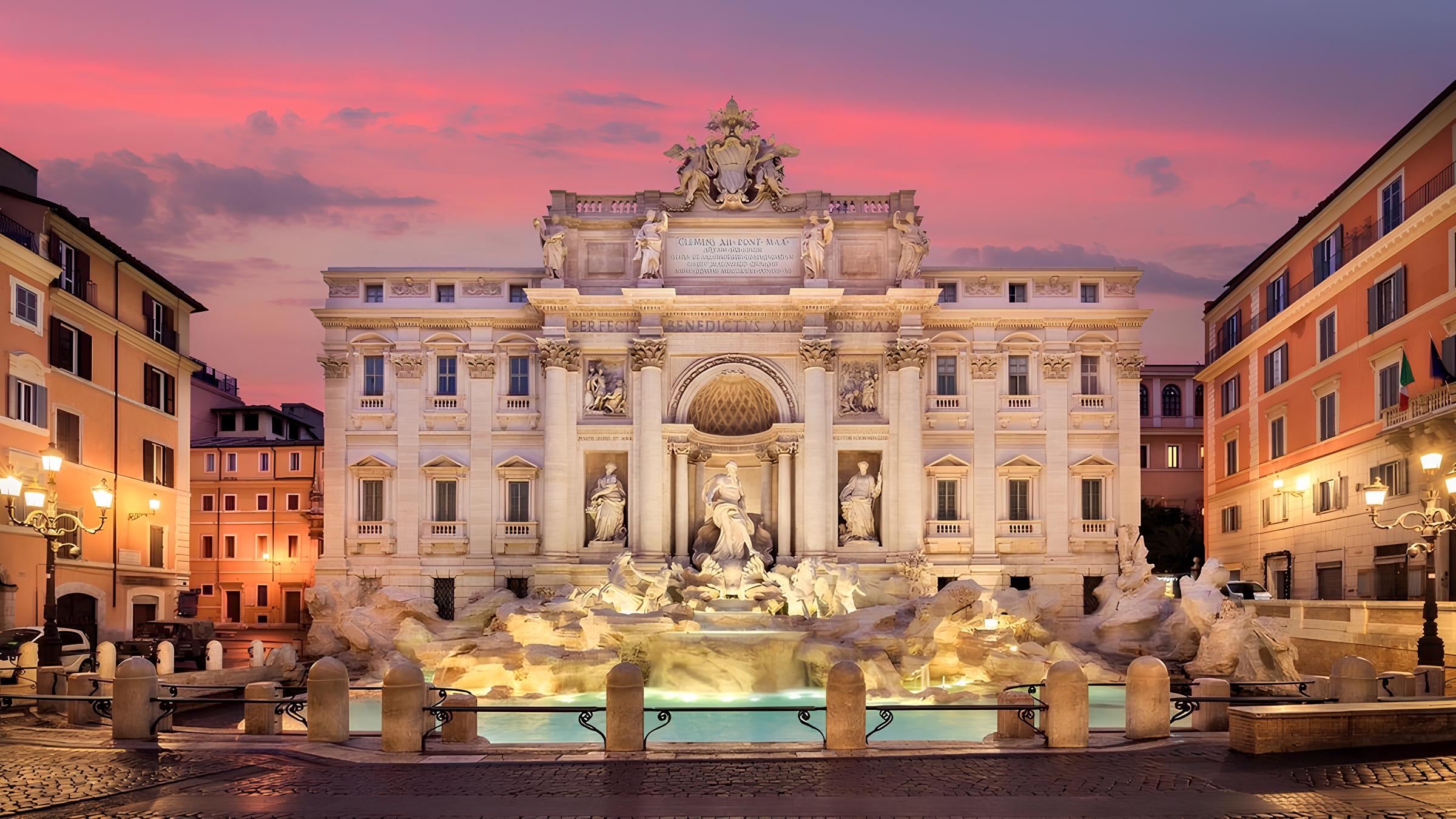 Pantheon, Trevi Fountain, Spanish Steps & Navona Tour with fast access tickets