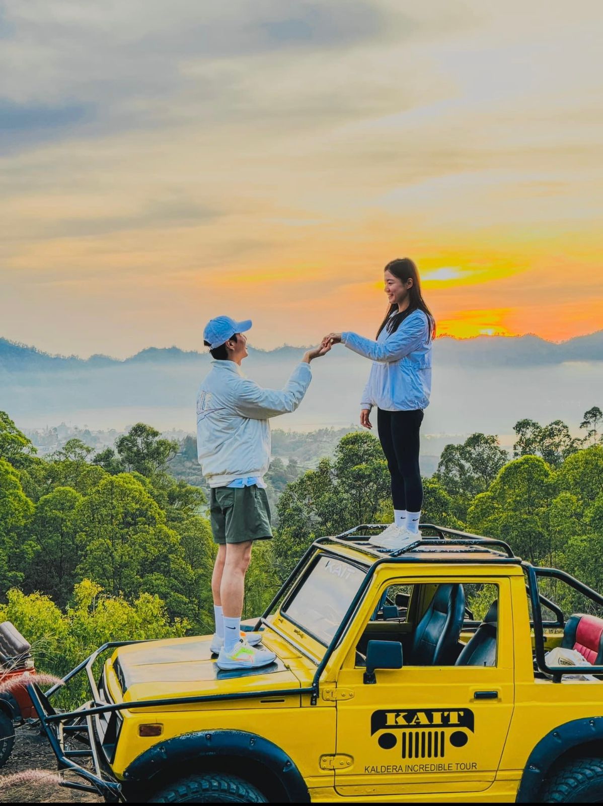 巴杜爾火山（Mount Batur）吉普車日出探險與植樹體驗
