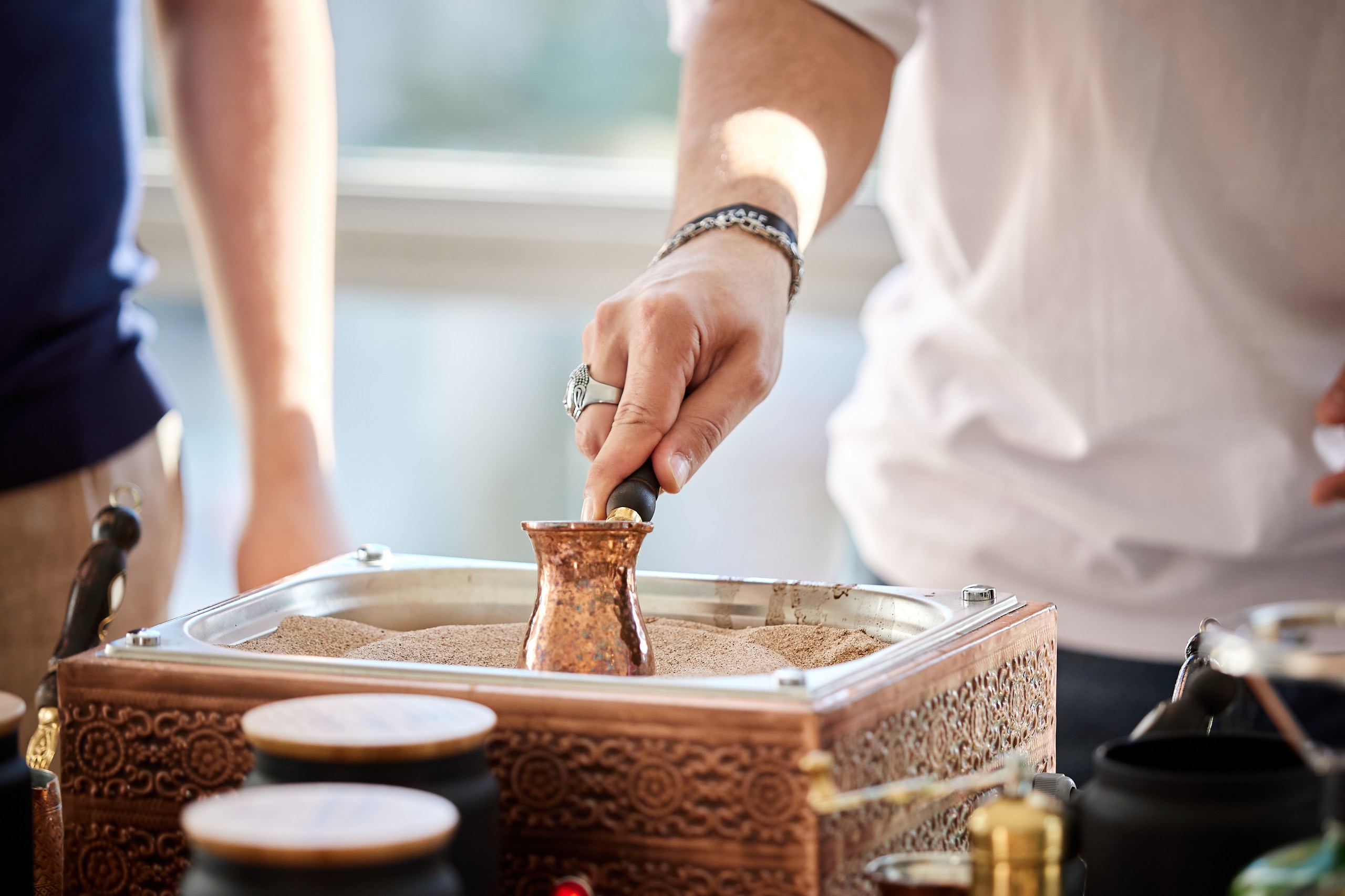 Turkish Coffee Workshop on Sand & Fortune + Gift in Cappadocia 