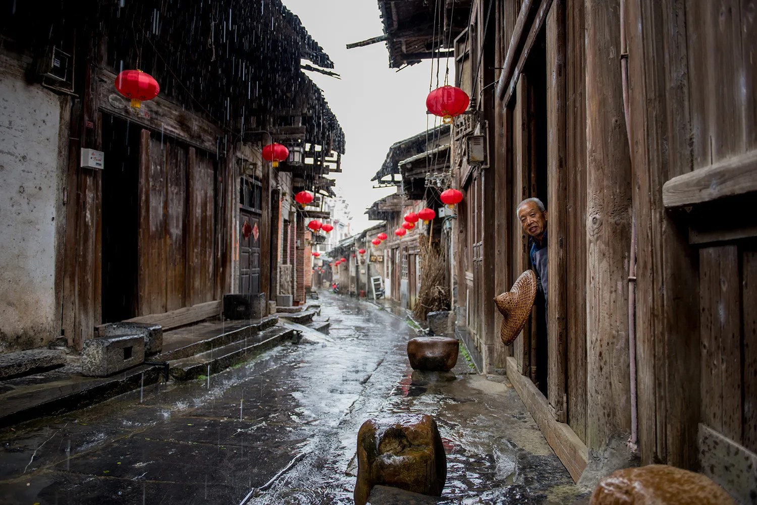 Private Tour:Daxu Ancient Town Li River Bamboo Boat & Xianggong Hill