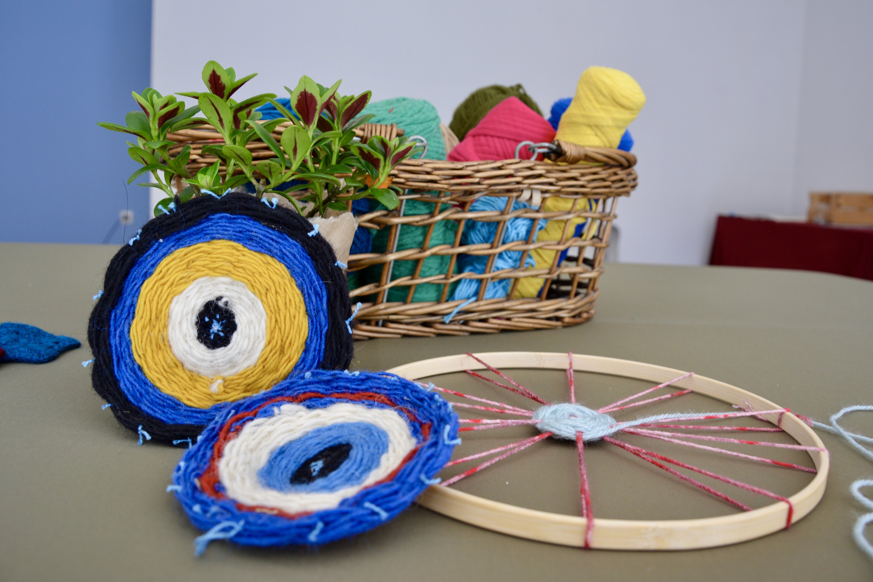 Athens: Evil Eye Weaving Workshop with Greek Tea