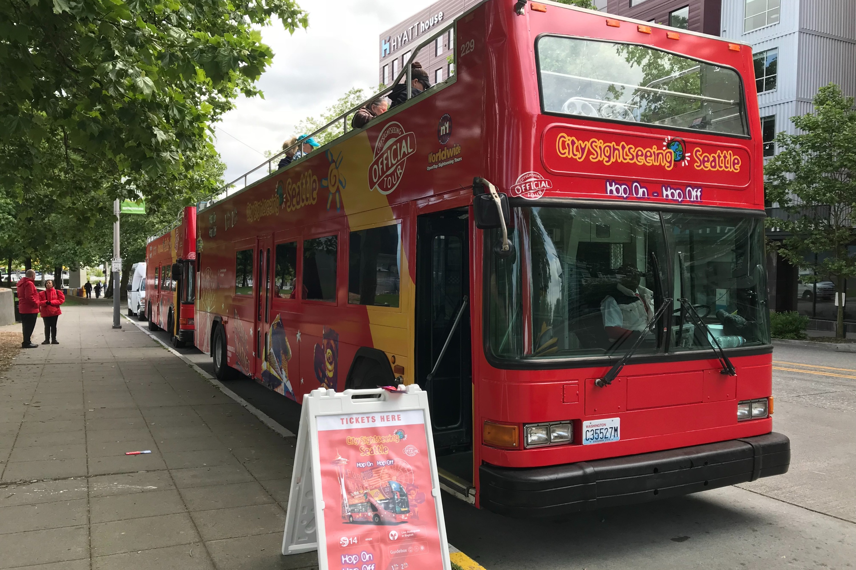 西雅圖 City Sightseeing 隨上隨下觀光巴士