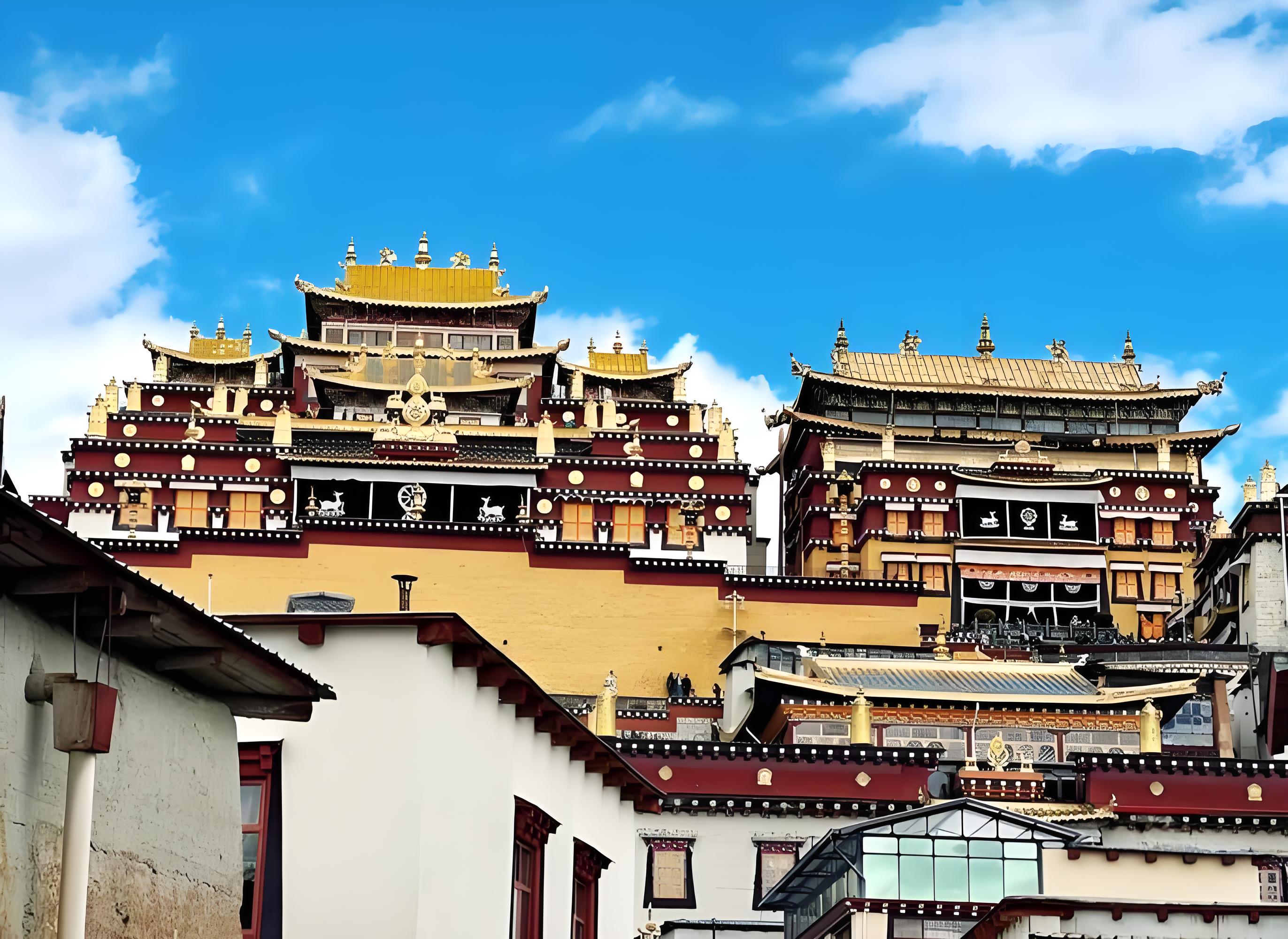 Shangri-La Private Guided Day Tour: Songzanlin Monastery, Yila Prairie, Turtle Mountain Park, Dukezong Ancient City