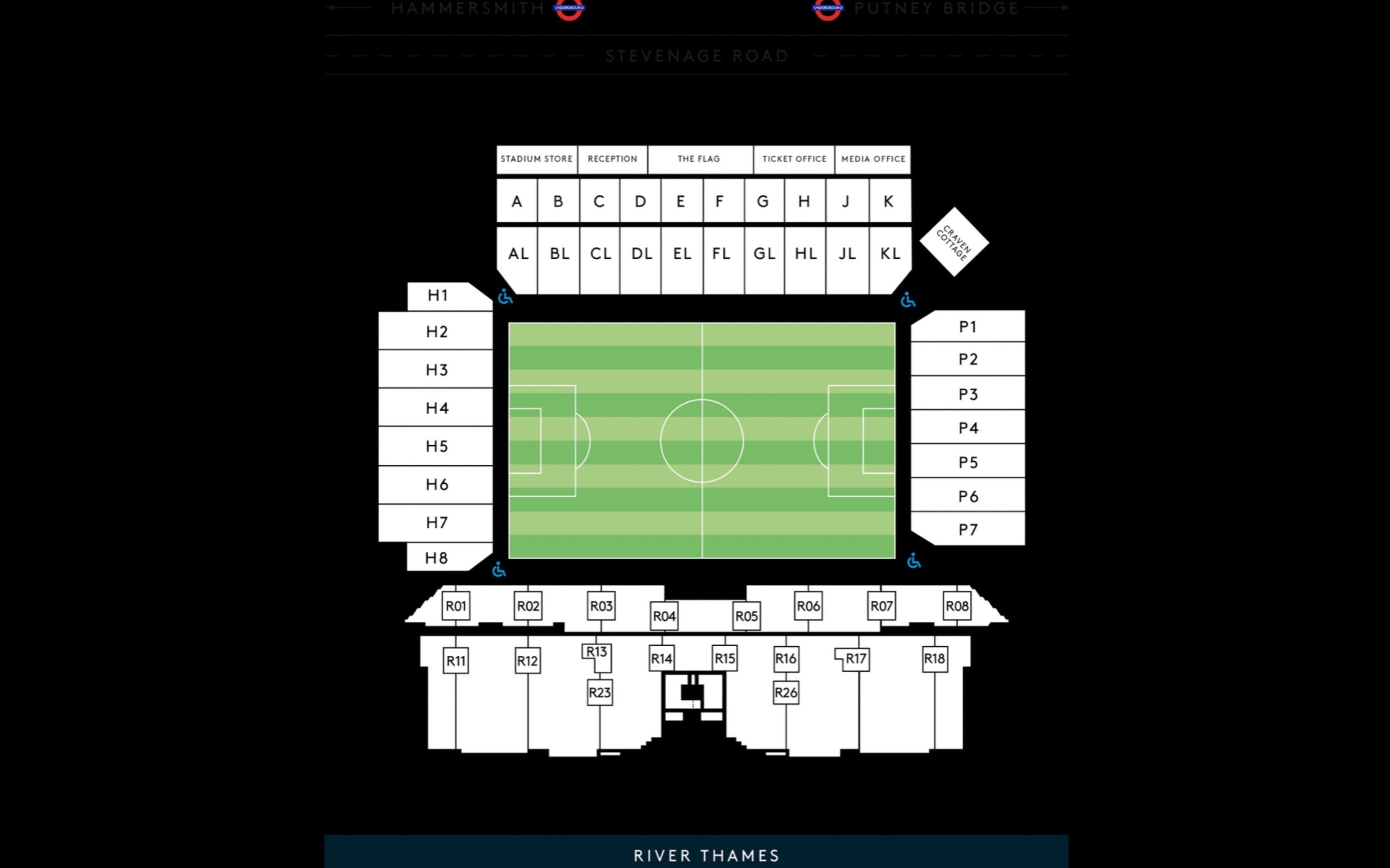 選擇最佳座位,觀看富勒姆的精彩比賽 選擇最佳座位,觀看富勒姆的精彩比賽