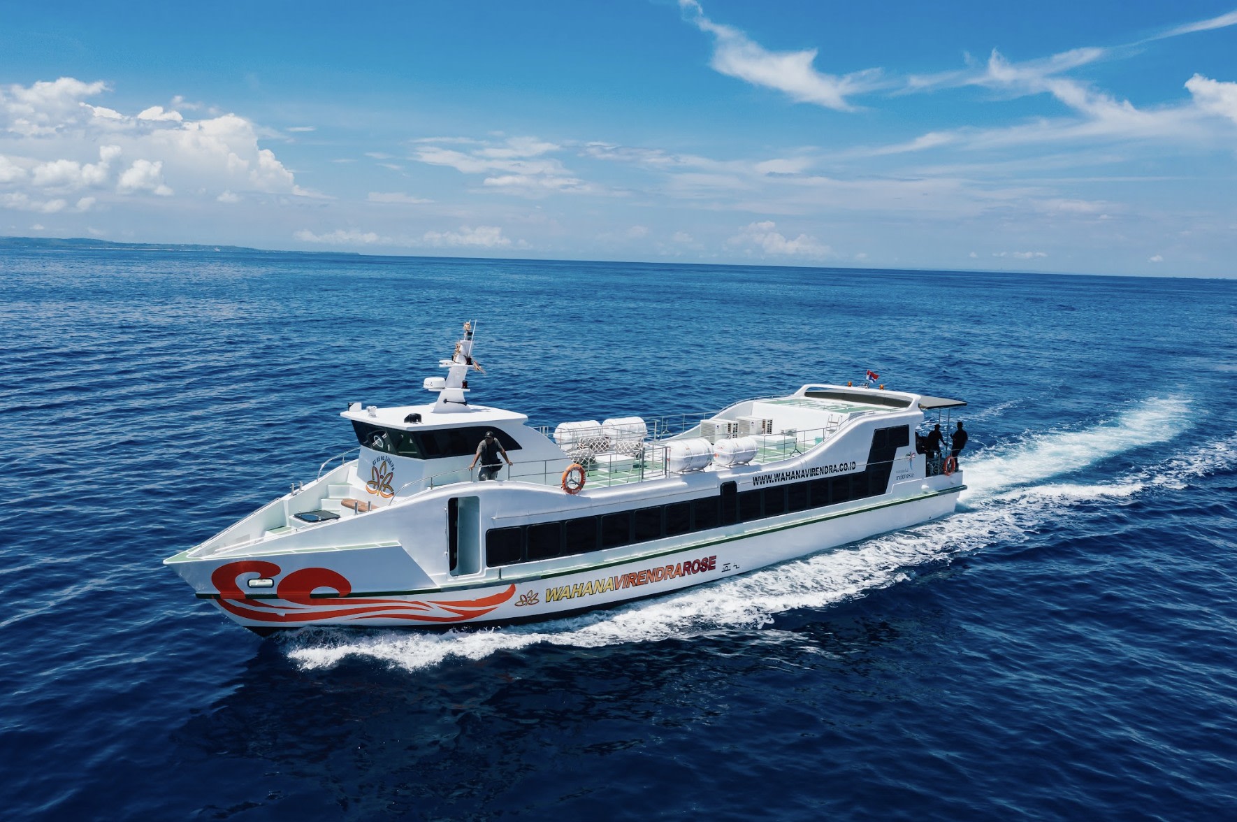 Premium Fast Boat Ticket Between Bali, Gili Islands, Lombok, and Nusa Penida with Wahana Virendra