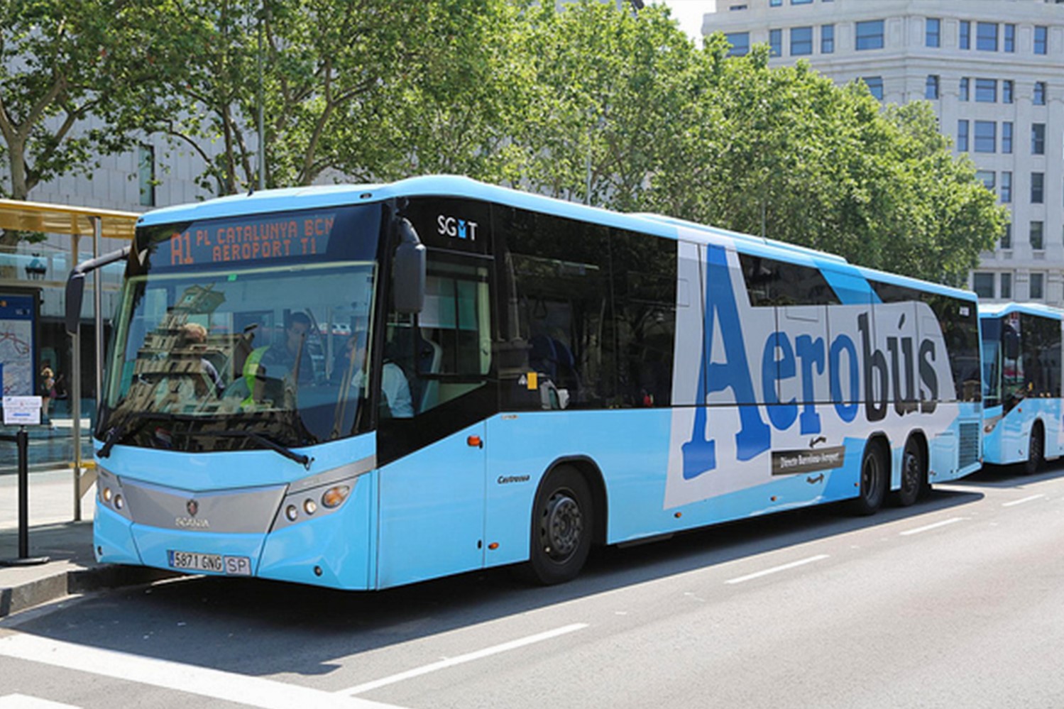 共乘機場接送 埃爾普拉特機場（BCN）- 巴塞隆納市區（Aerobus BCN 提供）