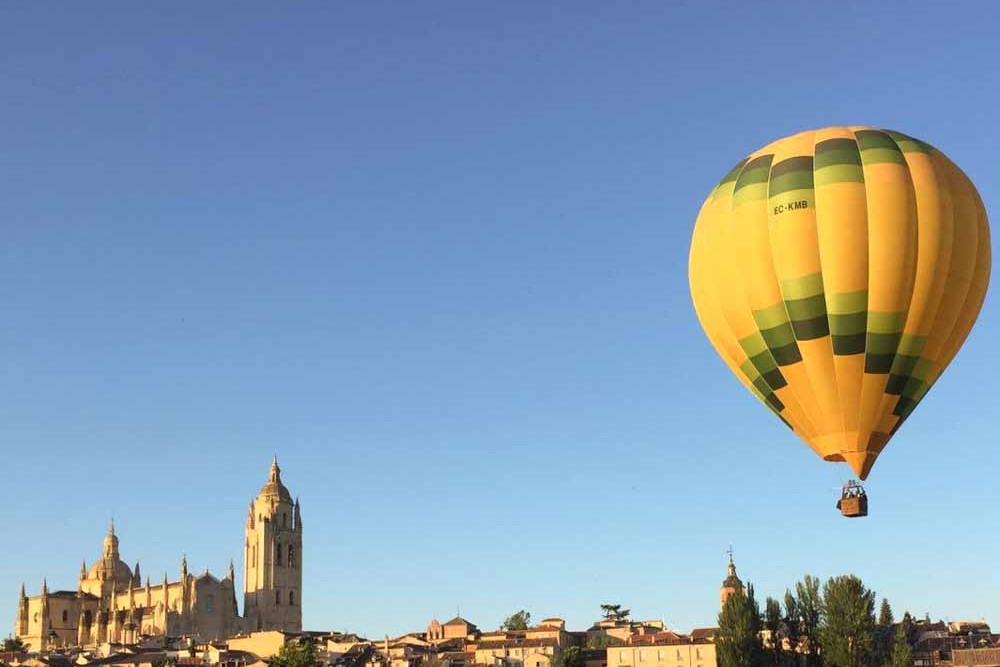 Snap a memorable photo with your travel buddies over Segovia’s landmarks