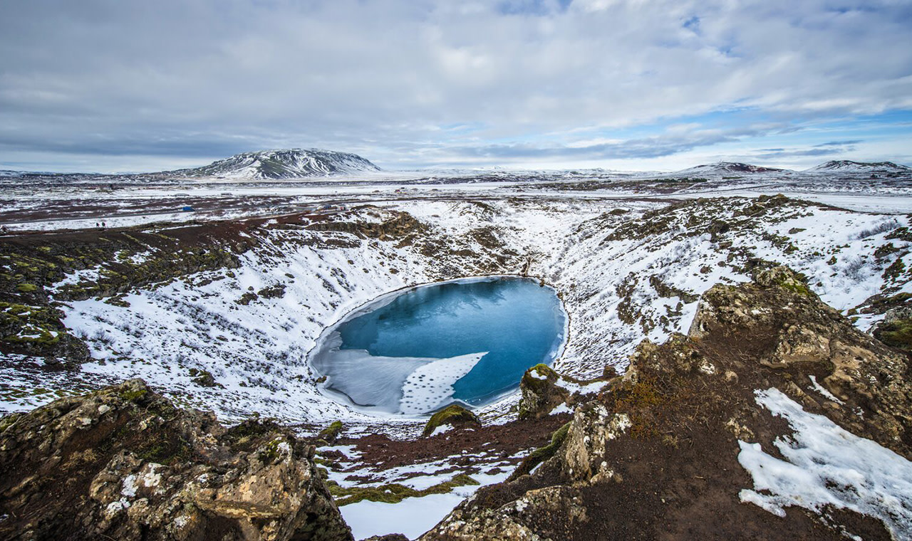 Iceland Golden Circle Blue Lagoon Day Trip (Crater Lake Geyser & Gullfoss Waterfall)