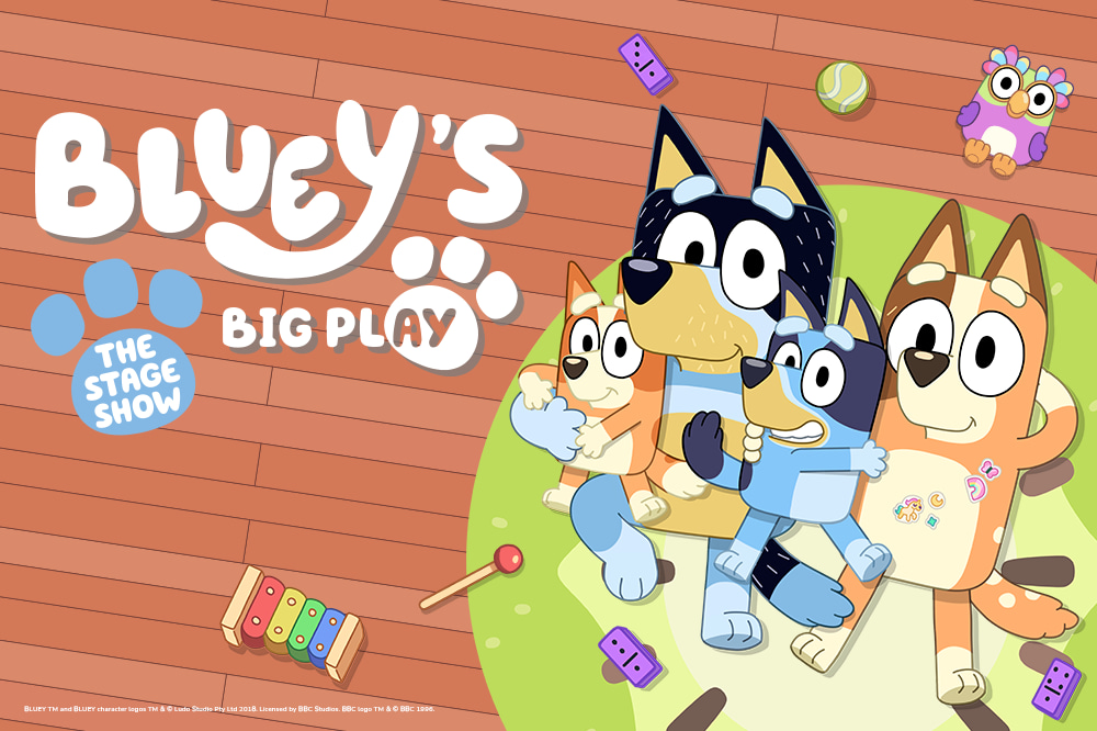 Bluey's Big Play at Sands Theatre in Singapore