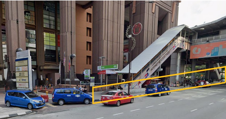 Berjaya Times Square pick up point