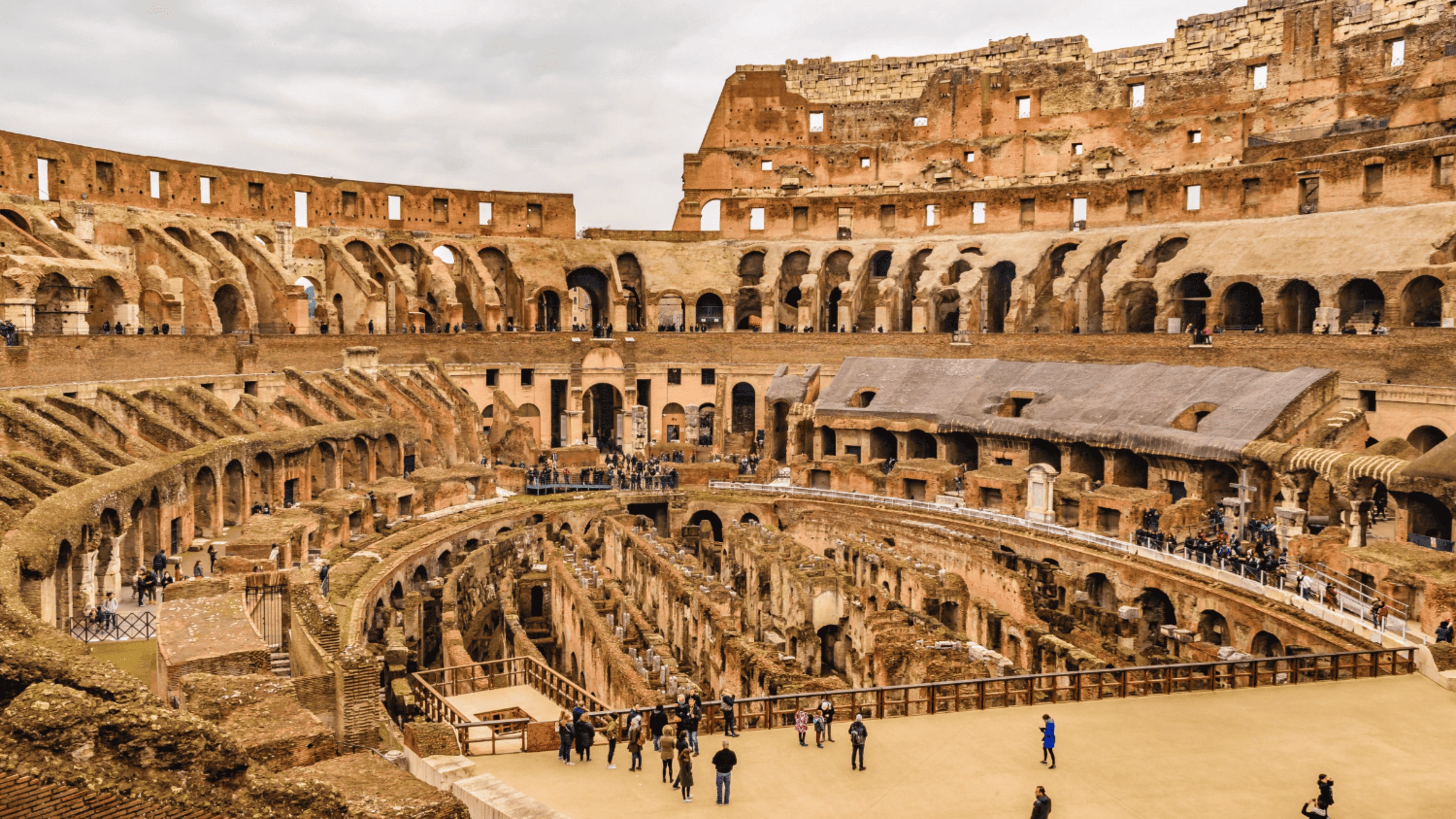 羅馬鬥獸場(Colosseum)地下層和古羅馬廣場(Roman Forum)之旅