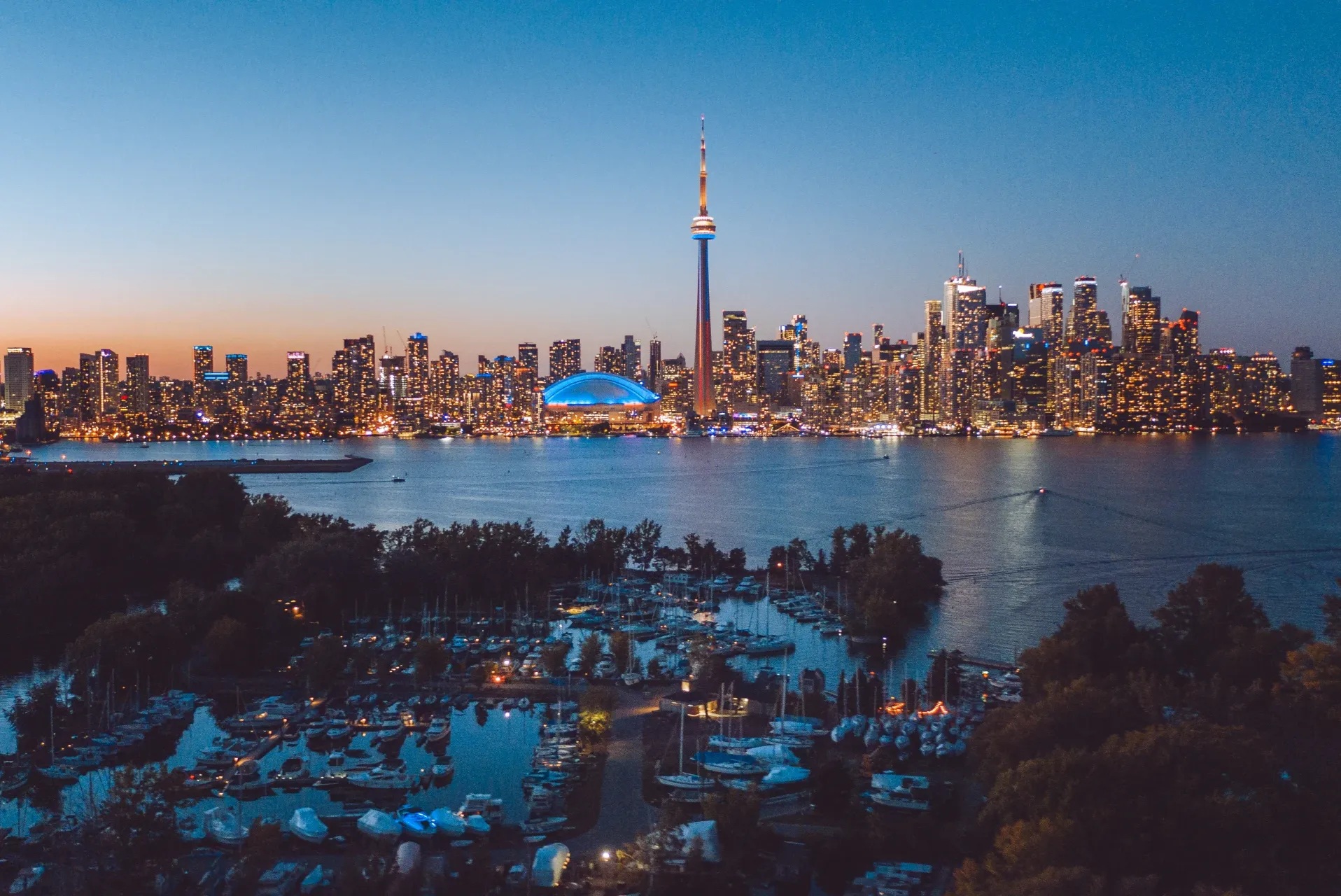 多倫多迷人夜景遊船之旅