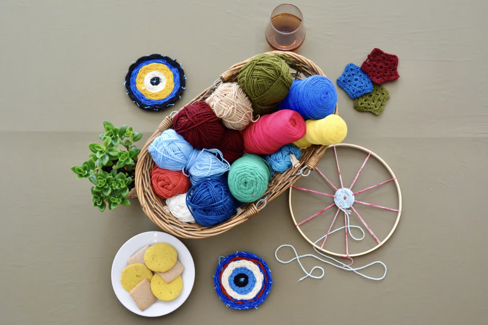 Athens: Evil Eye Weaving Workshop with Greek Tea