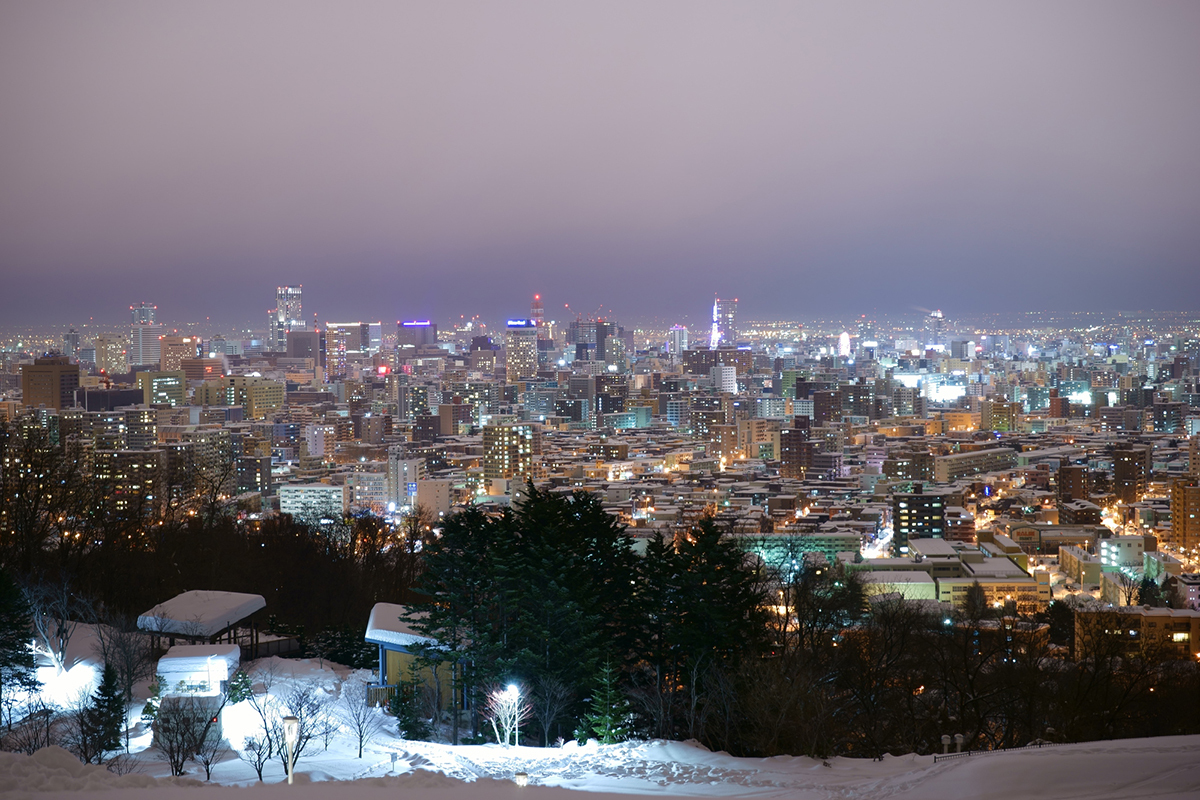 札幌藻岩山＆旭山紀念公園夜景之旅