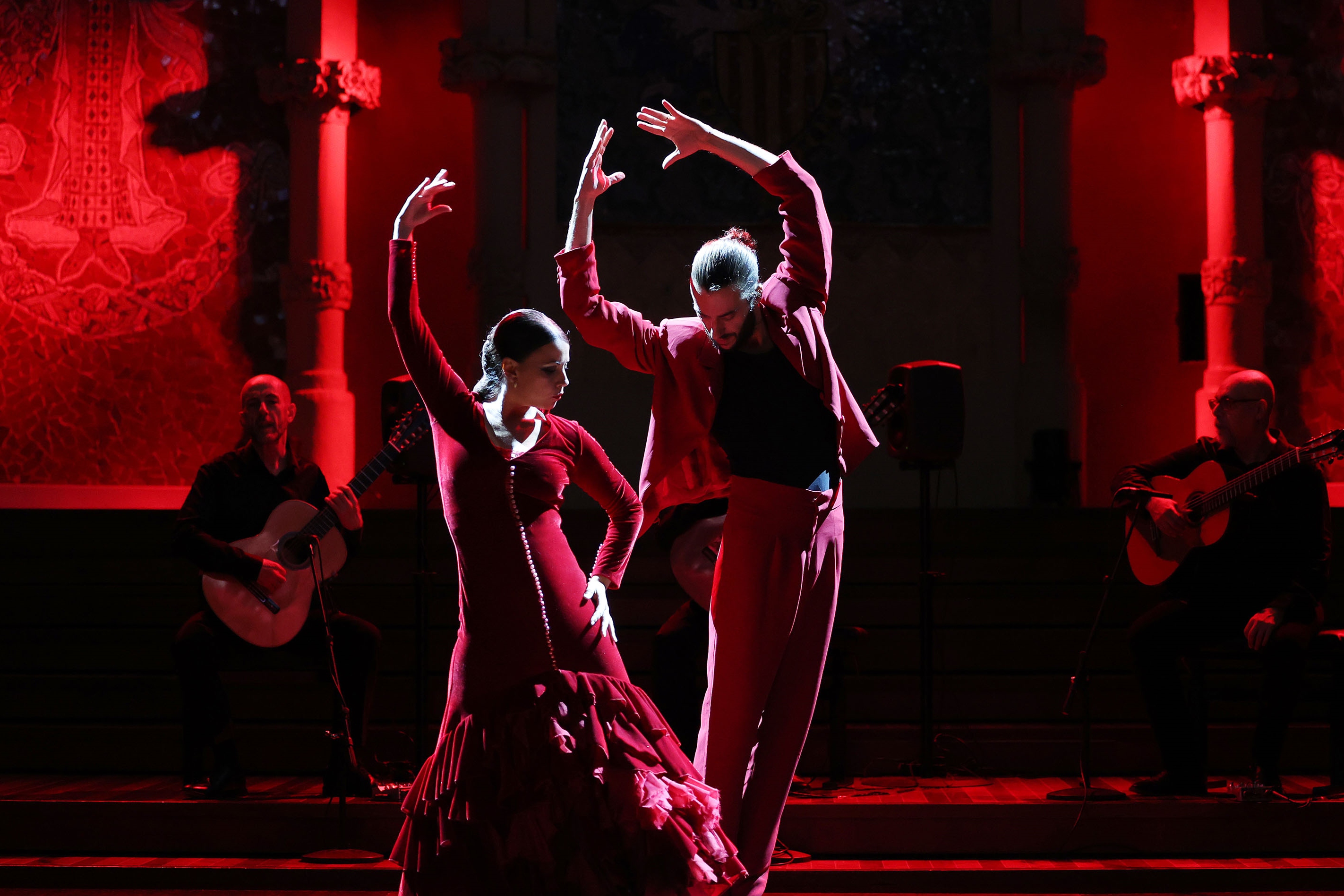 Guitar Trio Show at the Palau de la Musica Catalana