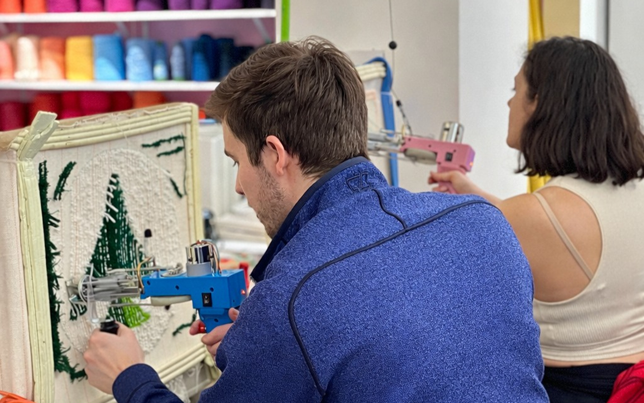 Crafting unique designs and feeling inspired by endless yarn colors