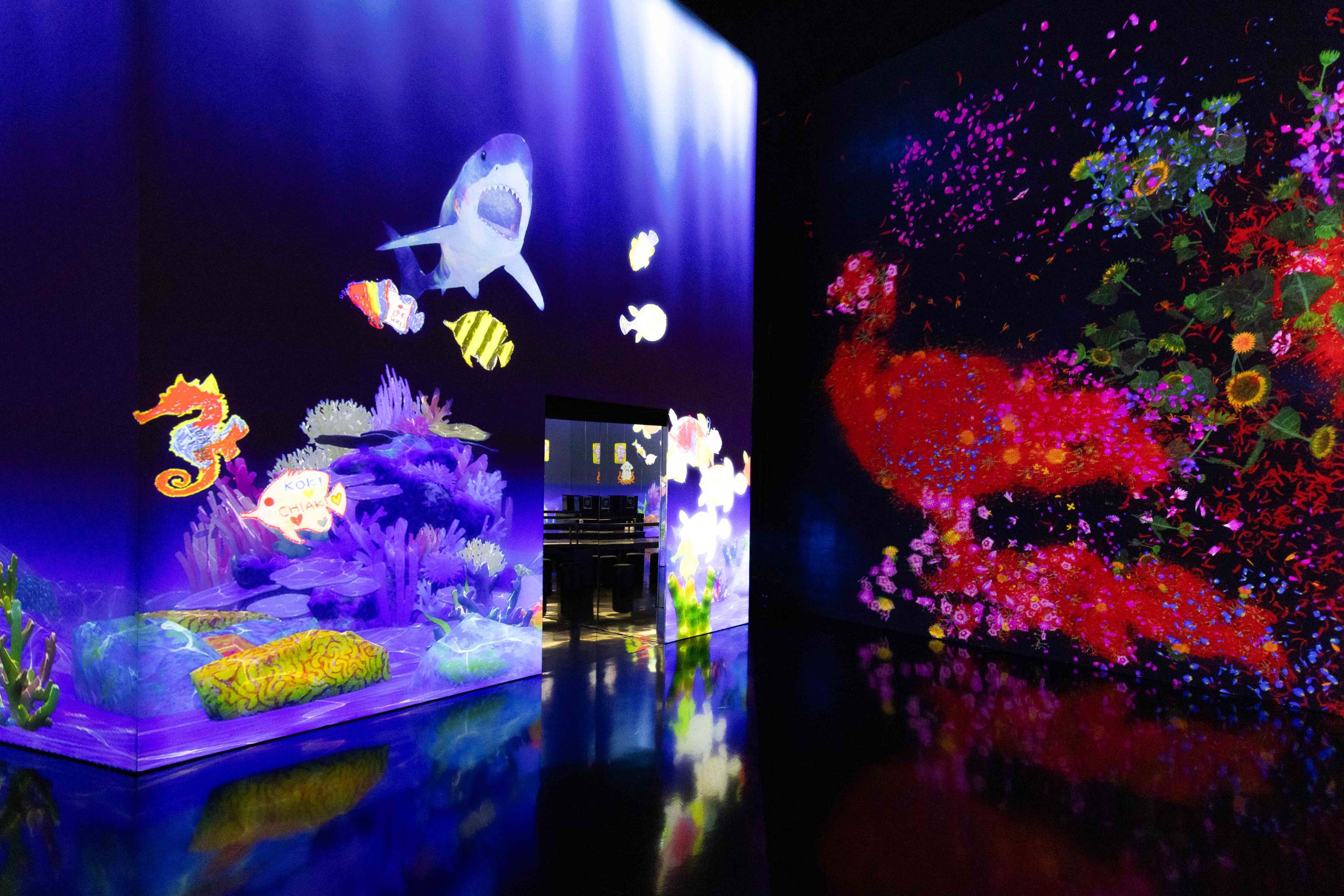 Sketch Aquarium_ Connected World _圖片由濱海灣金沙和teamLab提供