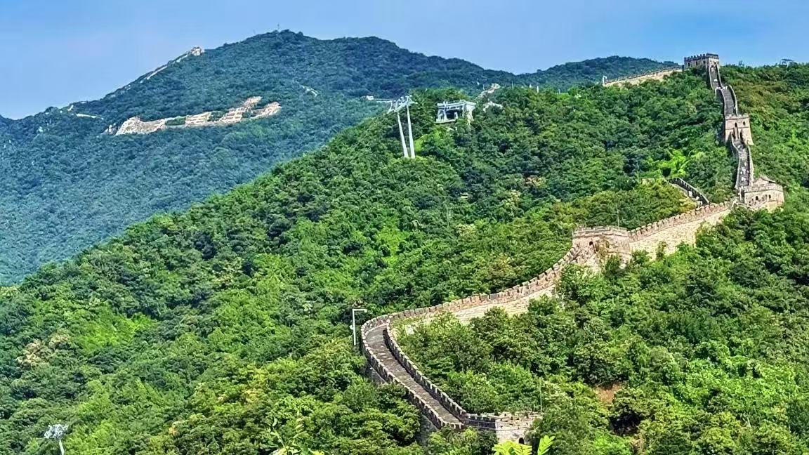 當您帶著對故宮的滿滿驚歎，踏出那扇厚重的宮門，一輛專屬的私家車早已靜候在旁，它將載著您奔赴下一場震撼人心的歷史之約-長城。我們會根據當日交通狀況與現場客流，在八達嶺長城與慕田峪長城之間靈活選擇，確保行程順暢舒心。這 1.5 小時的車程中，導遊將展開精彩講述。從長城的起源、修築的艱辛，到歷史長河中的烽火硝菸與朝代更迭，每一段故事都鮮活生動。你可隨時提出疑問，無論是歷史事件細節還是建築特色好奇，導遊都會耐心解答，讓你在抵達前就深入瞭解長城過往，為這場行程增添更多期待與感悟。