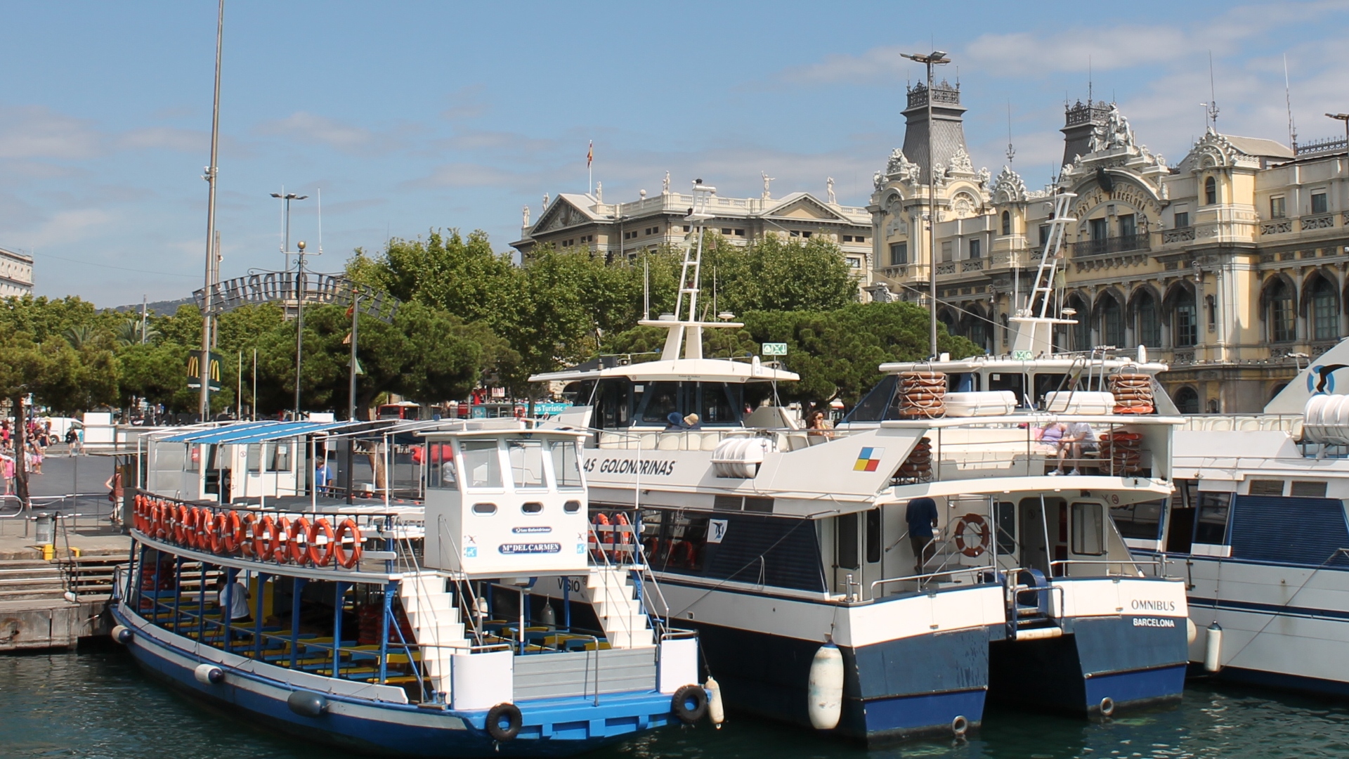 巴塞羅那Las Golondrinas遊船體驗 (Las Golondrinas cruise experience in Barcelona)