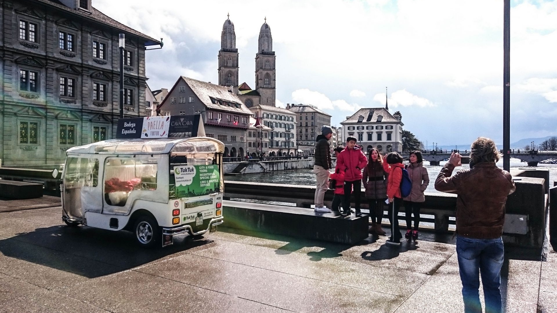 蘇黎世 (Zurich) 電動嘟嘟車 (E-tuk tuk) 城市與周邊地區導覽