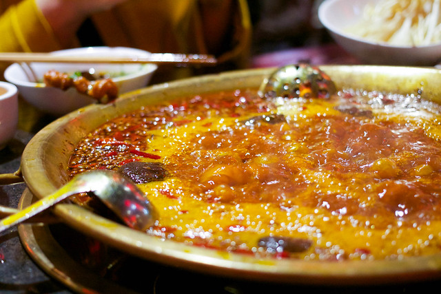 sichuan hotpot for the chengdu private food tour